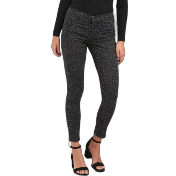 Gap 1969 High Rise Stretch Easy Legging Mid Rise Animal Print Skinny Leg Size 31 - Picture 1 of 14